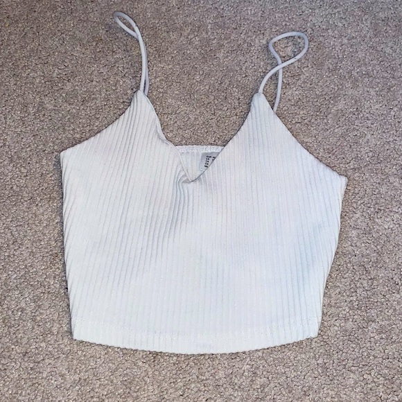 Shein Ribbed Cropped Top XS - Picture 1 of 3